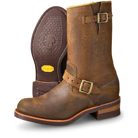 chippewa engineer boots